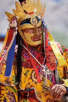 Tak Tok Festival, Tak Tok Gompa, Ladakh, India, 2023. Creator: Peter Thompson