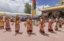 Tak Tok Festival, Tak Tok Gompa, Ladakh, India, 2023. Creator: Peter Thompson