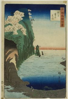 Taka Beach, Tajima Province (Tajima Taka no hama) from the series "One Hundred Famous..., 1859. Creator: Utagawa Hiroshige II