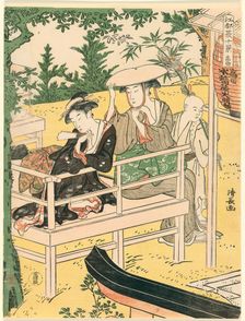 Takata, from the series "Ten Summer Scenes in Edo (Edo natsu jikkei)", c. 1787. Creator: Torii Kiyonaga