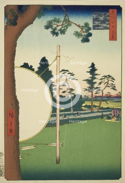 Takata Riding Grounds (Takata no baba), from the series “One Hundred Famous...”, 1857. Creator: Ando Hiroshige.