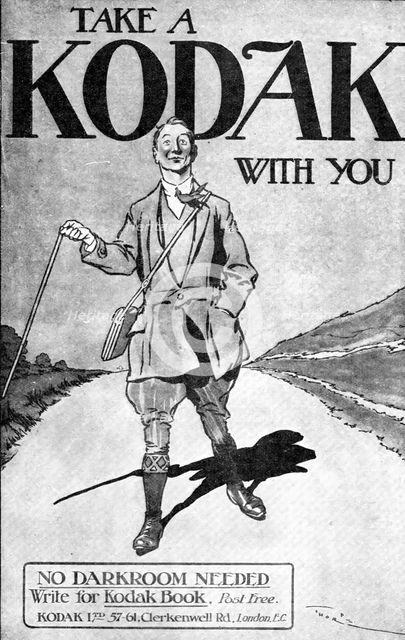 Take a Kodak with you, 1909. Creator: Unknown.