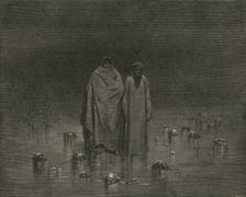 "Take good heed, thy soles do tread not on the heads of thy poor brethren" c1890. Creator: Gustave Doré