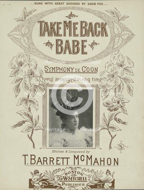 'Take me back, babe', 1898. Creator: Unknown.