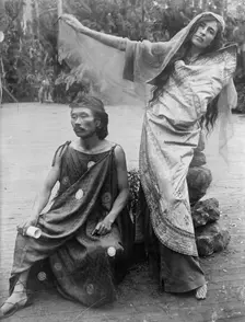 Takeshi Kanno & wife, 1914. Creator: Bain News Service