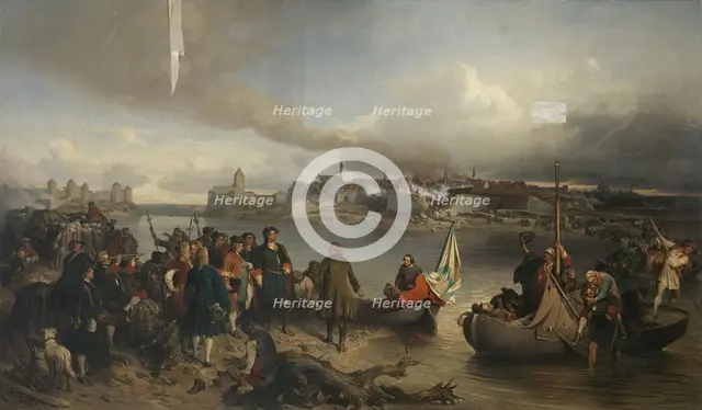 Taking of Narva, 1880. Creator: Alexander von Kotzebue.