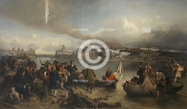 Taking of Narva, 1880. Creator: Alexander von Kotzebue.