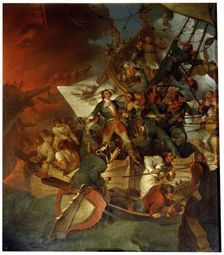Taking of Azov on 18 May 1696 late 18th or 19th century. Artist: Robert Ker Porter