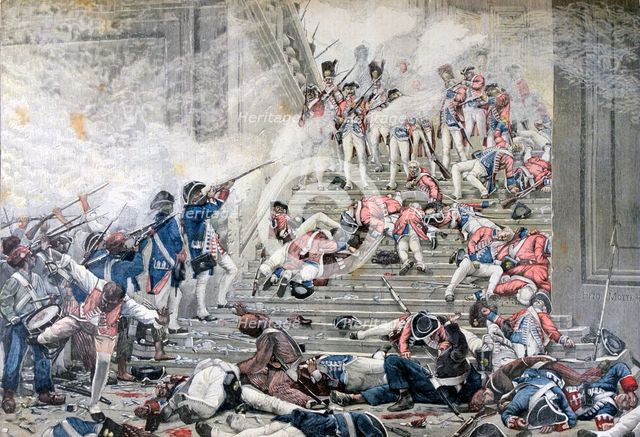 'Taking of the Tuileries', 10th August 1792, (1892). Artist: Henri Paul Motte