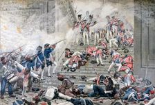 Taking of the Tuileries 10th August 1792, (1892). Artist: Henri Paul Motte
