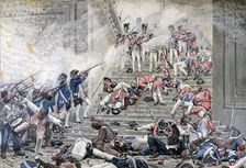 Taking of the Tuileries 10th August 1792, (1892). Artist: Henri Paul Motte