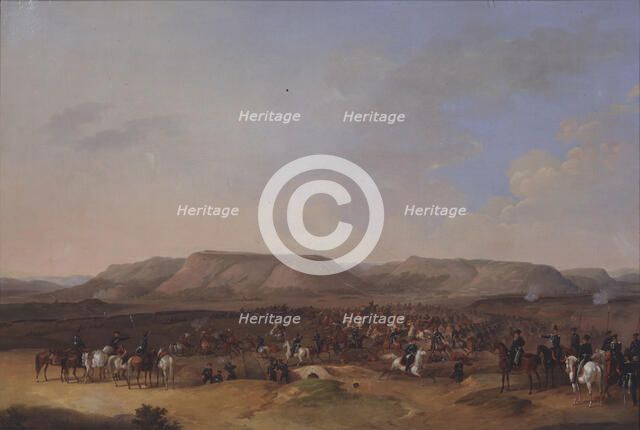 Taking of the Shumen Fortress. Artist: Willewalde, Gottfried (Bogdan Pavlovich) (1818-1903)