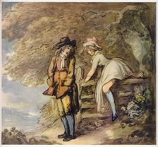 Taking a Mean Advantage, c1780-1825. Creator: Thomas Rowlandson