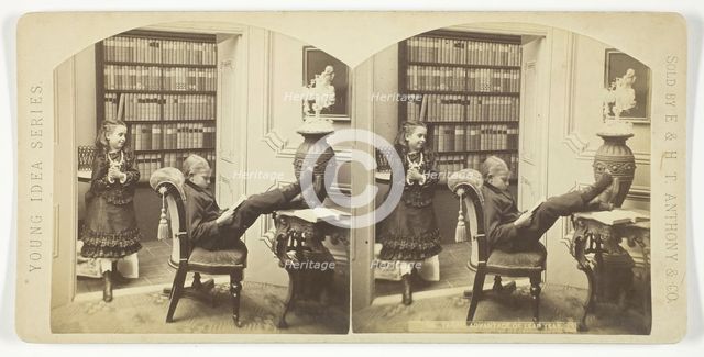 Taking Advantage of Leap Year, 1860/1901. Creator: Anthony & Company.