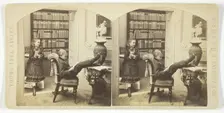 Taking Advantage of Leap Year, 1860/1901. Creator: Anthony & Company