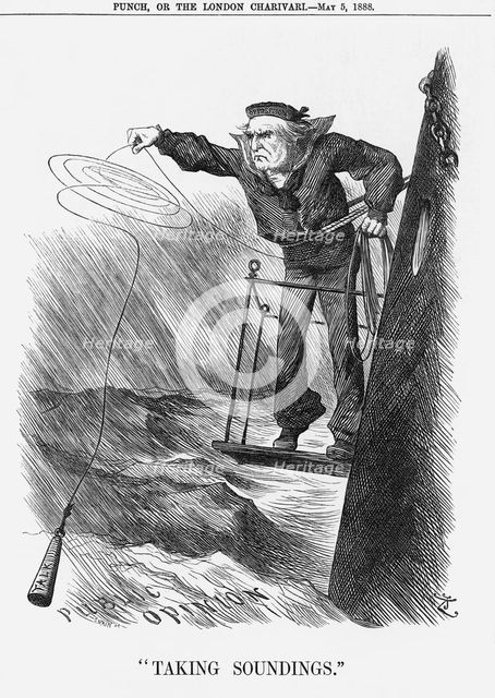 "Taking Soundings", 1888. Creator: Joseph Swain.