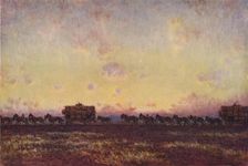 Taking the Wool to Market 1923. Creator: Unknown