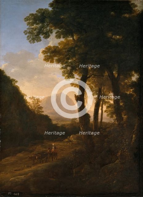 Taking the Cattle out, between 1639 and 1641. Creator: Jan Dirksz Both.