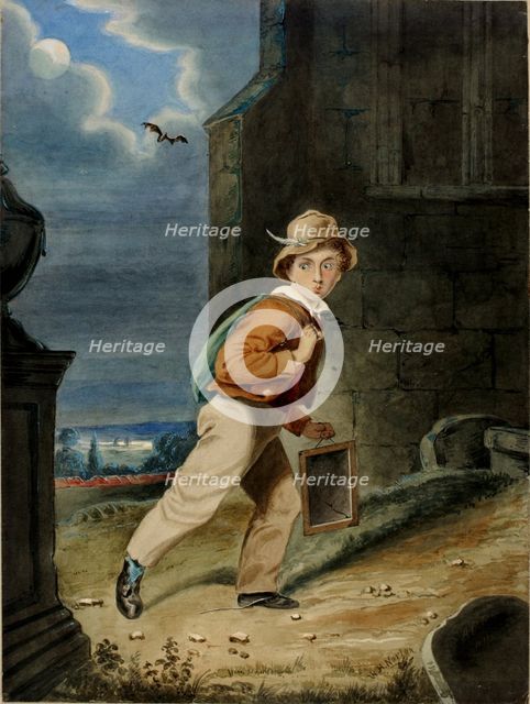Taking the Shortcut, ca. 1860. Creator: W. H. Norton.