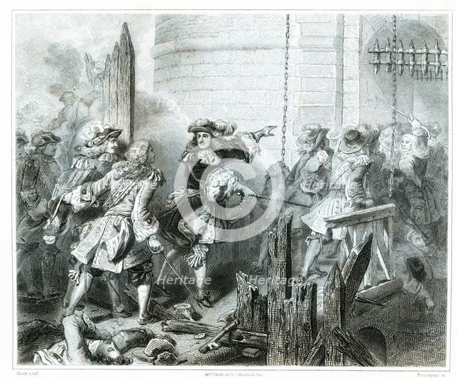 Taking to the assault of Valenciennes by King Louis XIV on March 16, 1677 during the Franco-Dutch…