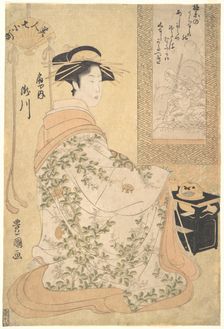 Takigawa of the Ogiya Pleasure House, early 19th century. Creator: Utagawa Toyokuni I