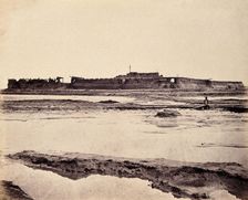 Taku, China: the North Fort on the Peiho River during the Second China War, 1860. Creator: Felice Beato