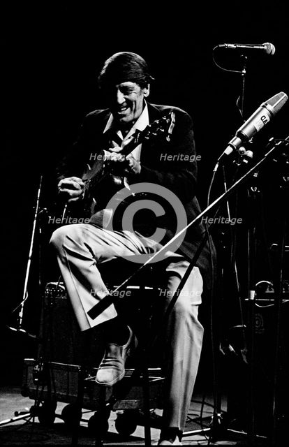 Tal Farlow, Capital Jazz Festival, Knebworth, Herts, July 82. Artist: Brian O'Connor.