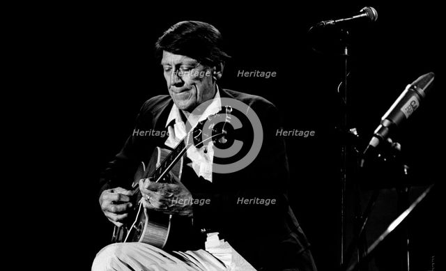 Tal Farlow, Capital Jazz Festival, Knebworth, Herts, July 82. Artist: Brian O'Connor.