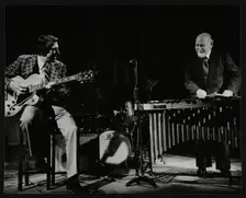 Tal Farlow (guitar) and Red Norvo (vibraphone), performing at Wallingford, Oxfordshire, 1981. Creator: Denis Williams