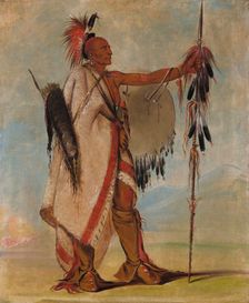 Tál-lee, a Warrior of Distinction, 1834. Creator: George Catlin