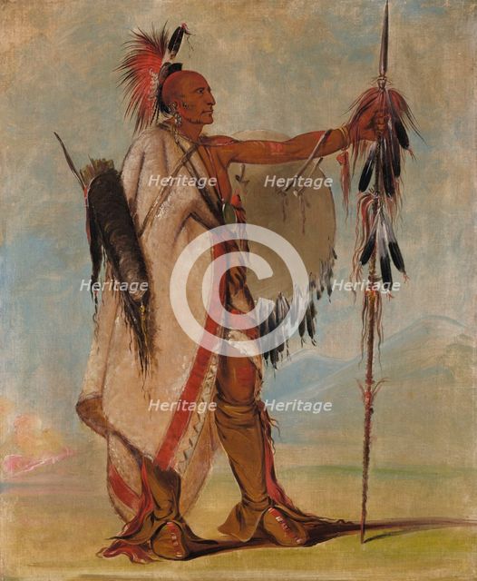 Tál-lee, a Warrior of Distinction, 1834. Creator: George Catlin.