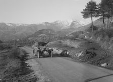 Talbot 14/45 of Kitty Brunell competing in the Monte Carlo Rally, Caithness, Scotland, 1929. Artist: Bill Brunell