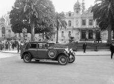 Talbot 14/45 of Kitty Brunell competing in the Monte Carlo Rally, Monaco, 1930. Artist: Bill Brunell