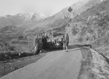 Talbot 14/45 of Kitty Brunell at the Monte Carlo Rally, Caithness, Scotland, 1929. Artist: Bill Brunell