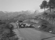 Talbot 14/45 of Kitty Brunell competing in the Monte Carlo Rally, Caithness, Scotland, 1929. Artist: Bill Brunell