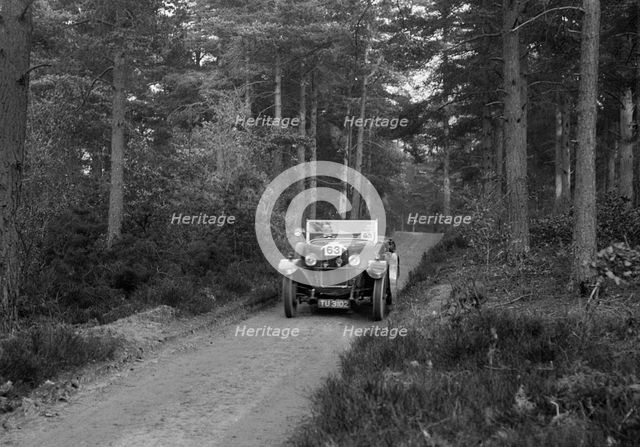 Talbot 18/55 4-seater tourer competing in the JCC Half-Day Trial, 1930. Artist: Bill Brunell.