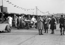 Talbot 105 of Tim Rose-Richards and John Cobb at the JCC Double Twelve race, Brooklands, May 1931. Artist: Bill Brunell