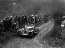 Talbot 105 of HA Nash competing in the MCC Lands End Trial, 1935. Artist: Bill Brunell