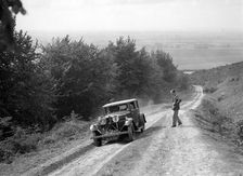 Talbot 75 2276 cc competing in a Talbot CC trial. Artist: Bill Brunell