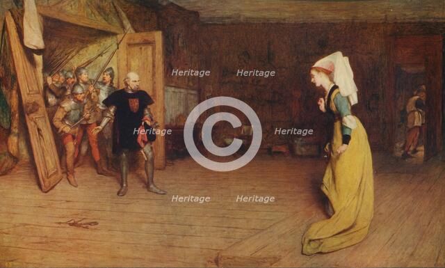'Talbot and the Countess of Auvergne', 1875, (c1915). Creator: William Quiller Orchardson.