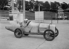 Talbot-Darracq of Jean Chassagne, JCC 200 Mile Race, Brooklands, 1922. Artist: Bill Brunell