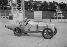 Talbot-Darracq of Jean Chassagne, JCC 200 Mile Race, Brooklands, 1922. Artist: Bill Brunell