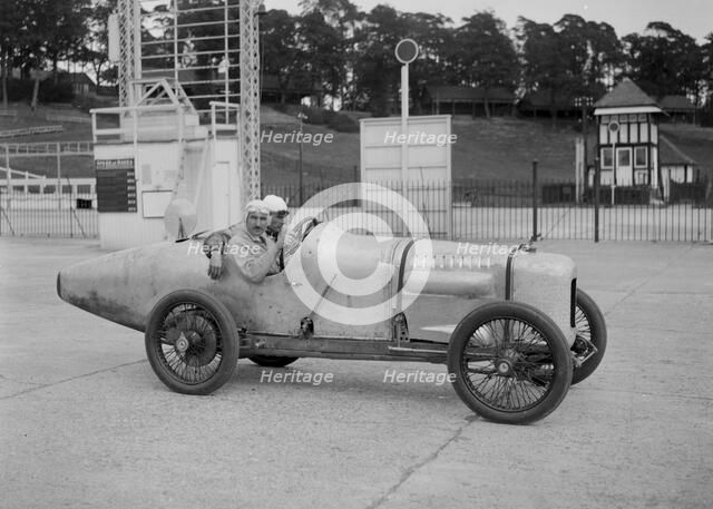 Talbot-Darracq of Jean Chassagne, JCC 200 Mile Race, Brooklands, 1922. Artist: Bill Brunell.