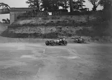 Talbot-Darracqs of Henry Segrave and Jules Moriceau, JCC 200 Mile Race, Brooklands, 1926. Artist: Bill Brunell