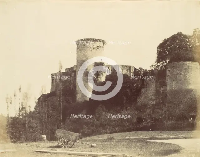 Talbot's Tower, Falaise Castle, 1856. Creator: Alfred Capel-Cure.