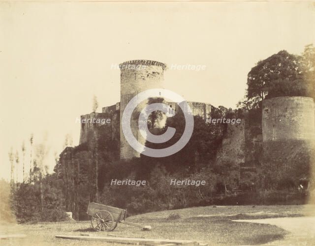 Talbot's Tower, Falaise Castle, 1856. Creator: Alfred Capel-Cure.
