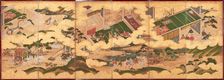 Tales of Genji, about 1650. Creator: School of Iwasa Matabei
