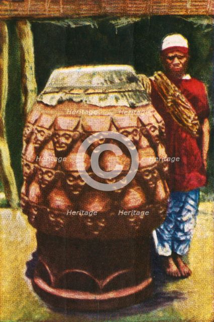 Talking drum, Cameroon, c1928. Creator: Unknown.