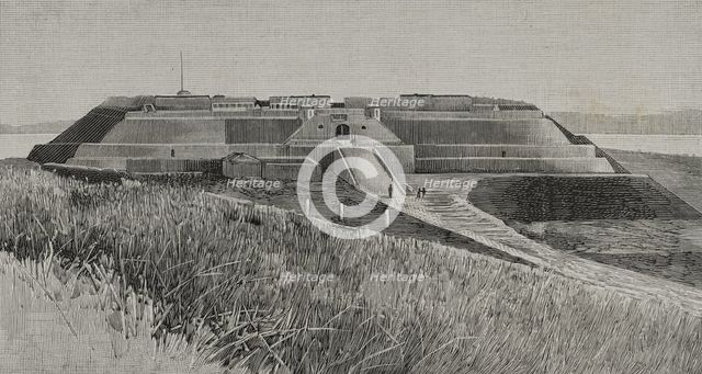 Talien-wan Fort, China, in the homonymous bay, 1898. Creator: Unknown.