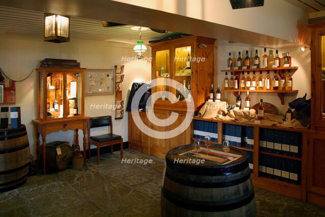Talisker Distillery Shop, Isle of Skye, Highland, Scotland.
